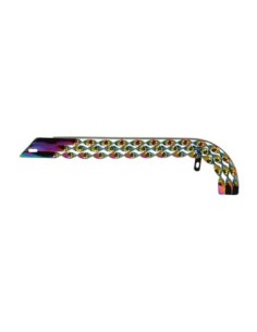 20 Lowrider Triple Flat Twisted Chain Guard Oil Slick.